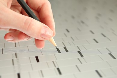 Photo of Scientist analyzing DNA data in laboratory, closeup