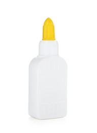 Photo of One bottle of glue isolated on white