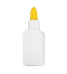 Photo of One bottle of glue isolated on white