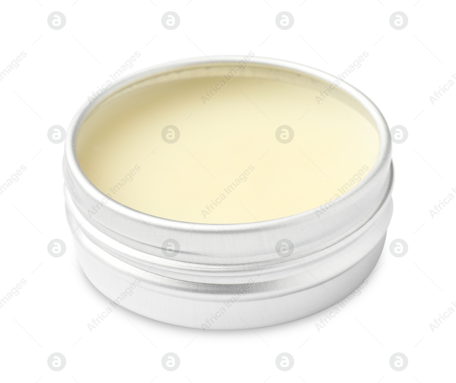 Photo of Lip balm isolated on white. Cosmetic product