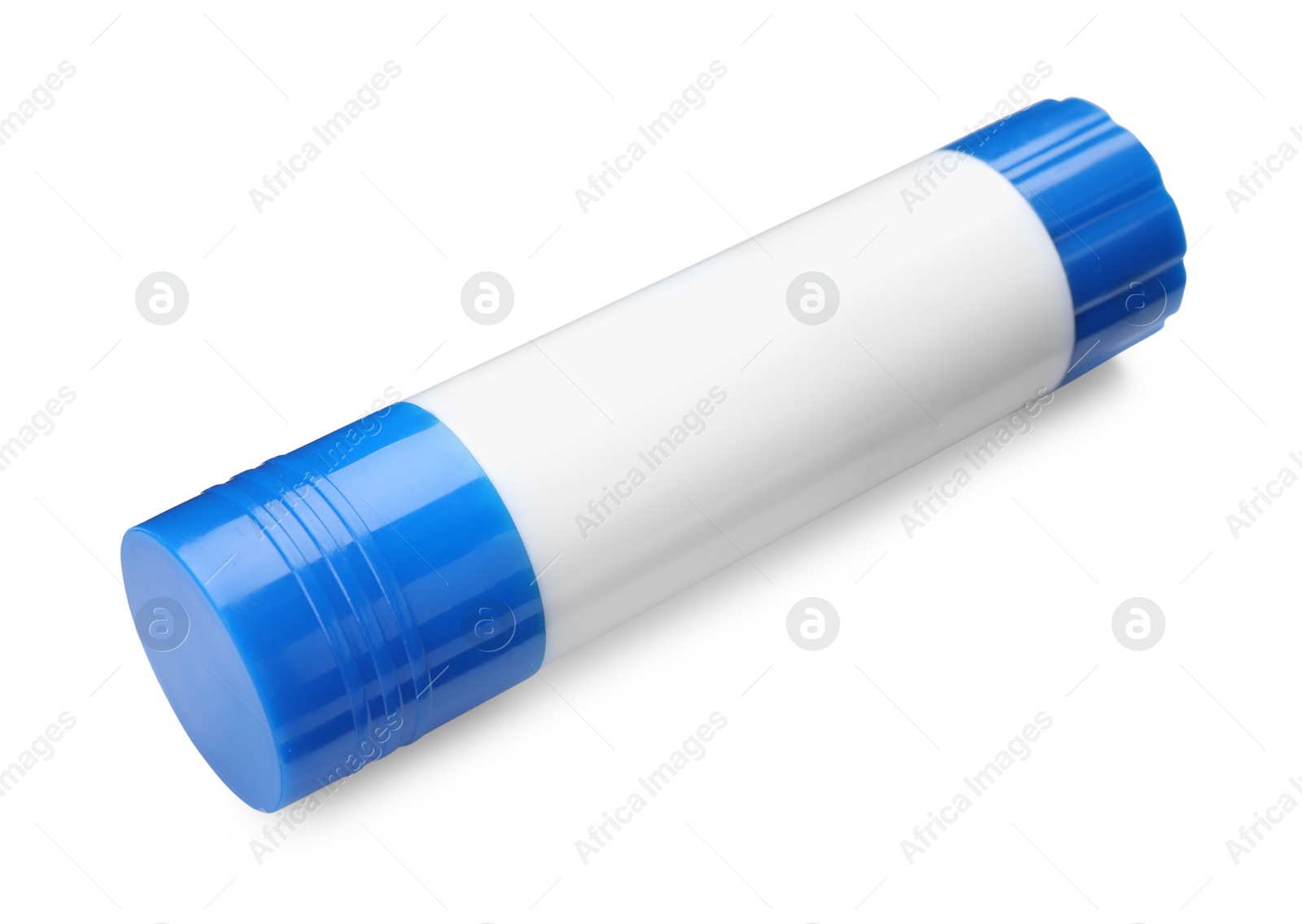 Photo of One glue stick isolated on white. Adhesive material