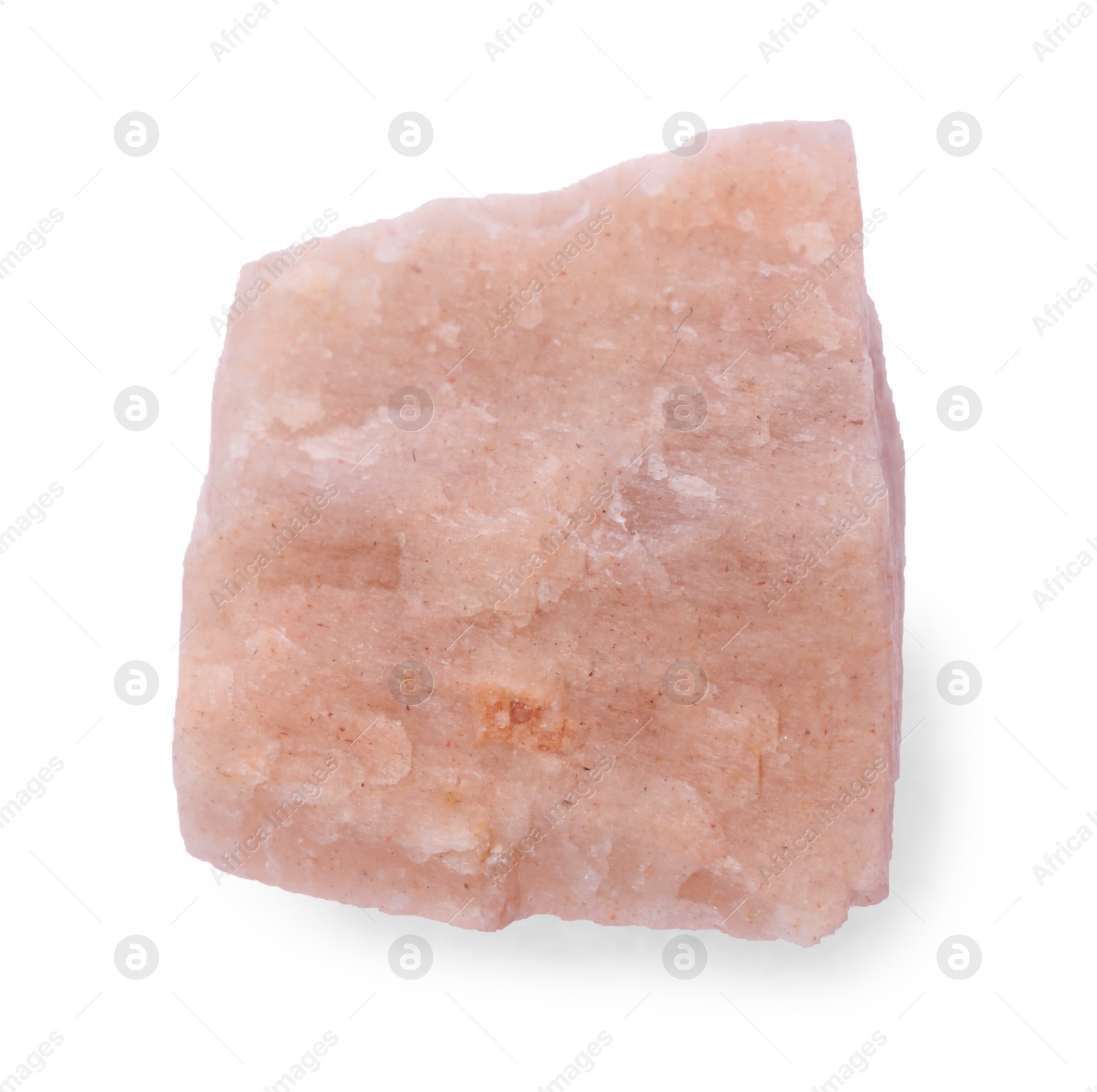 Photo of Beautiful mineral isolated on white. Natural gemstone