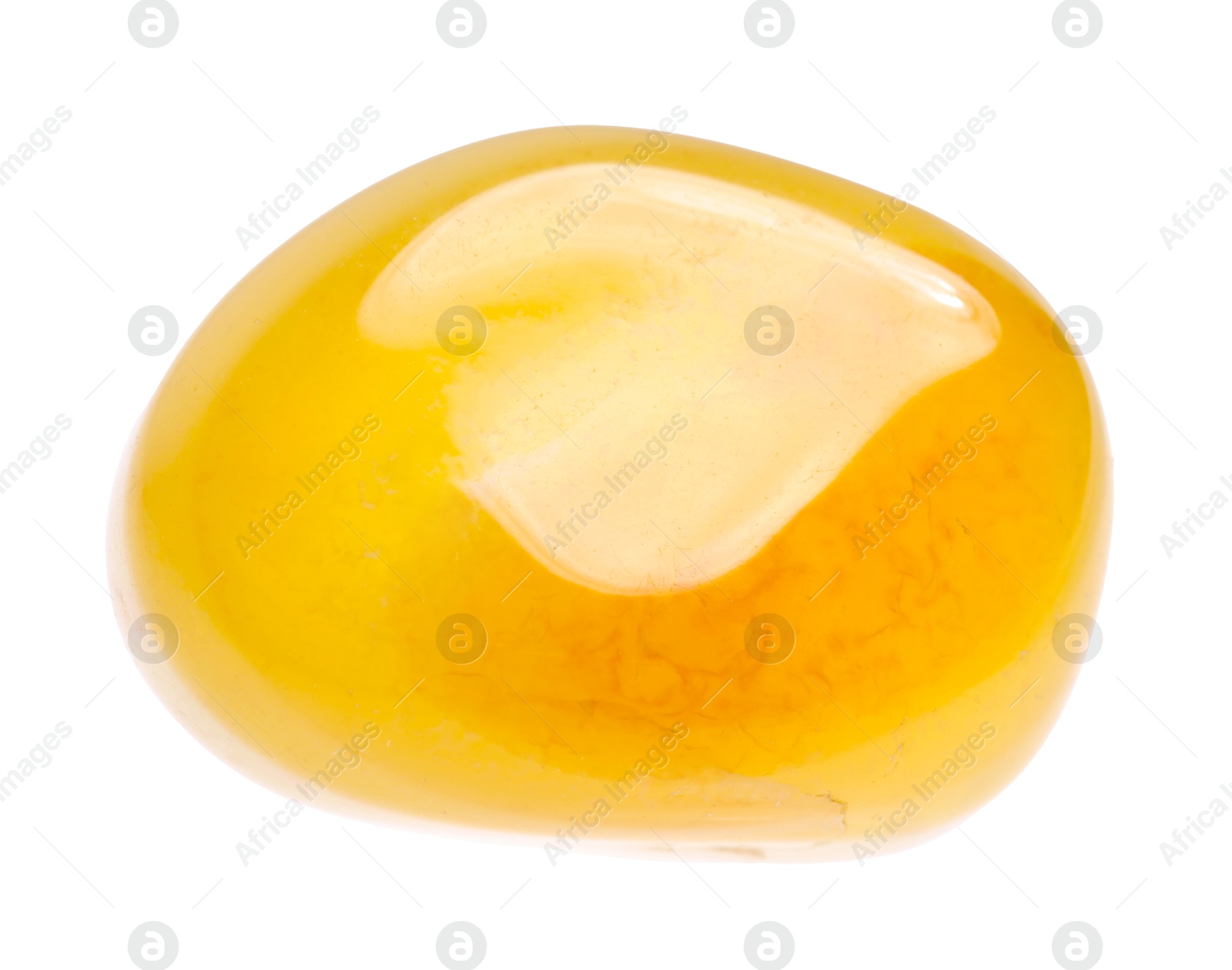 Photo of Beautiful mineral isolated on white. Natural gemstone