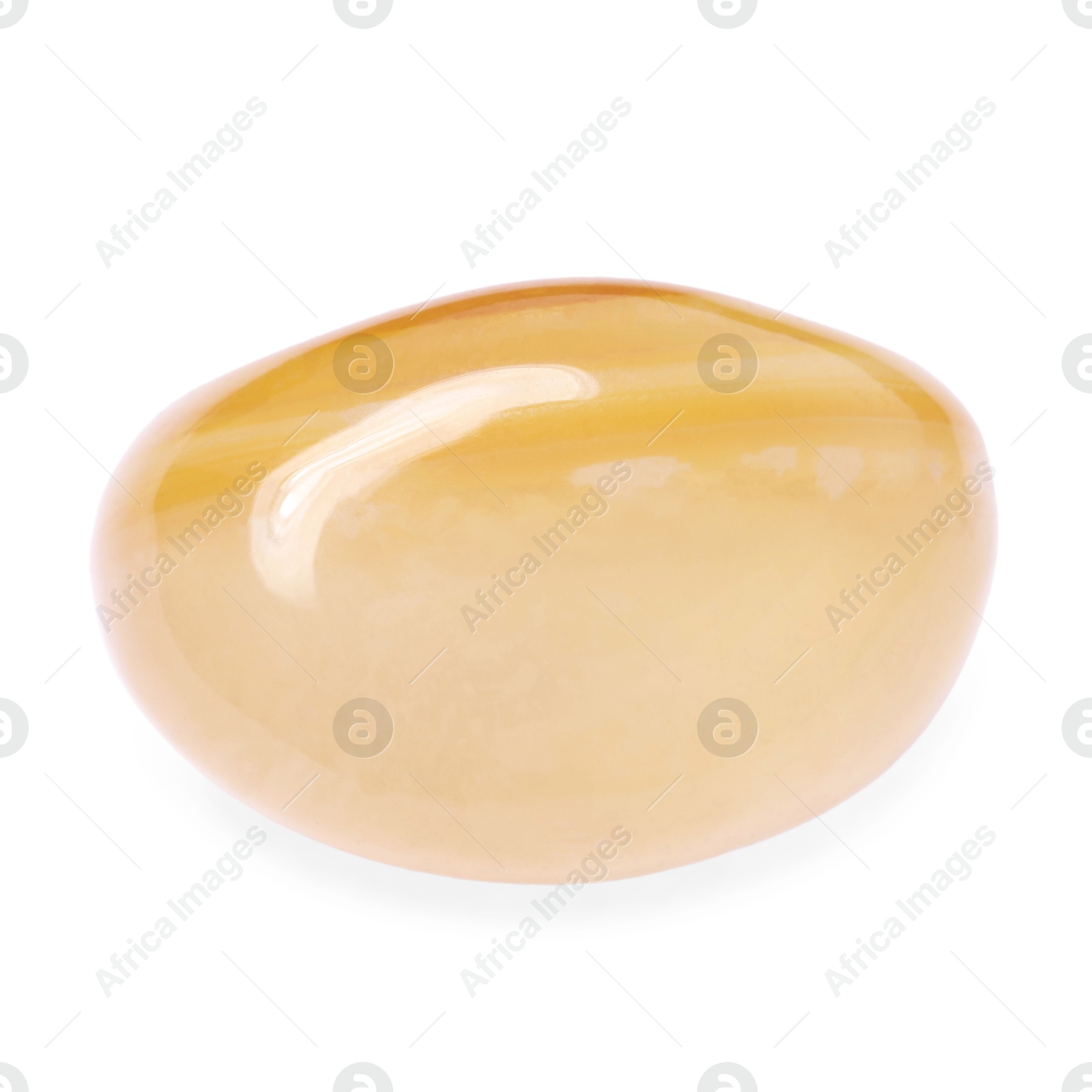 Photo of Beautiful mineral isolated on white. Natural gemstone