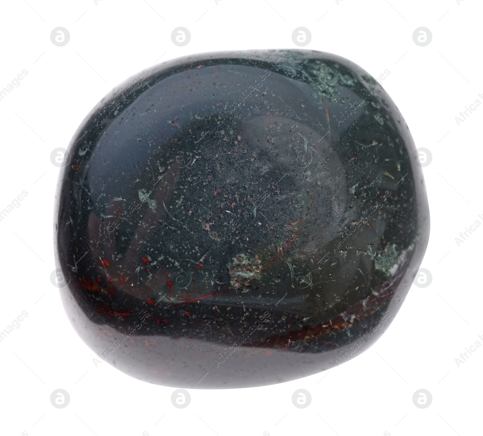 Photo of Beautiful hematite isolated on white. Natural gemstone