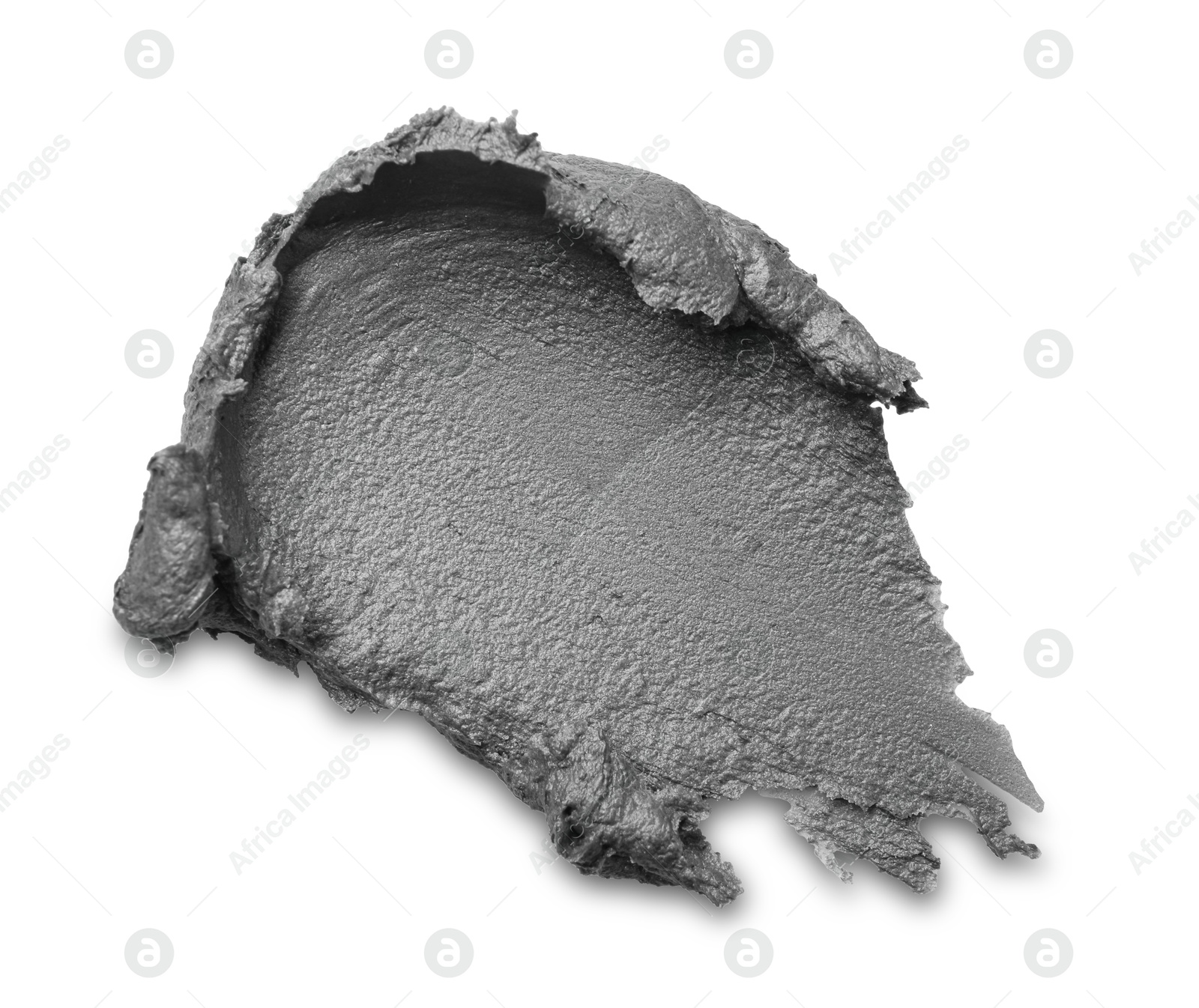 Photo of Sample of cosmetic product isolated on white, top view