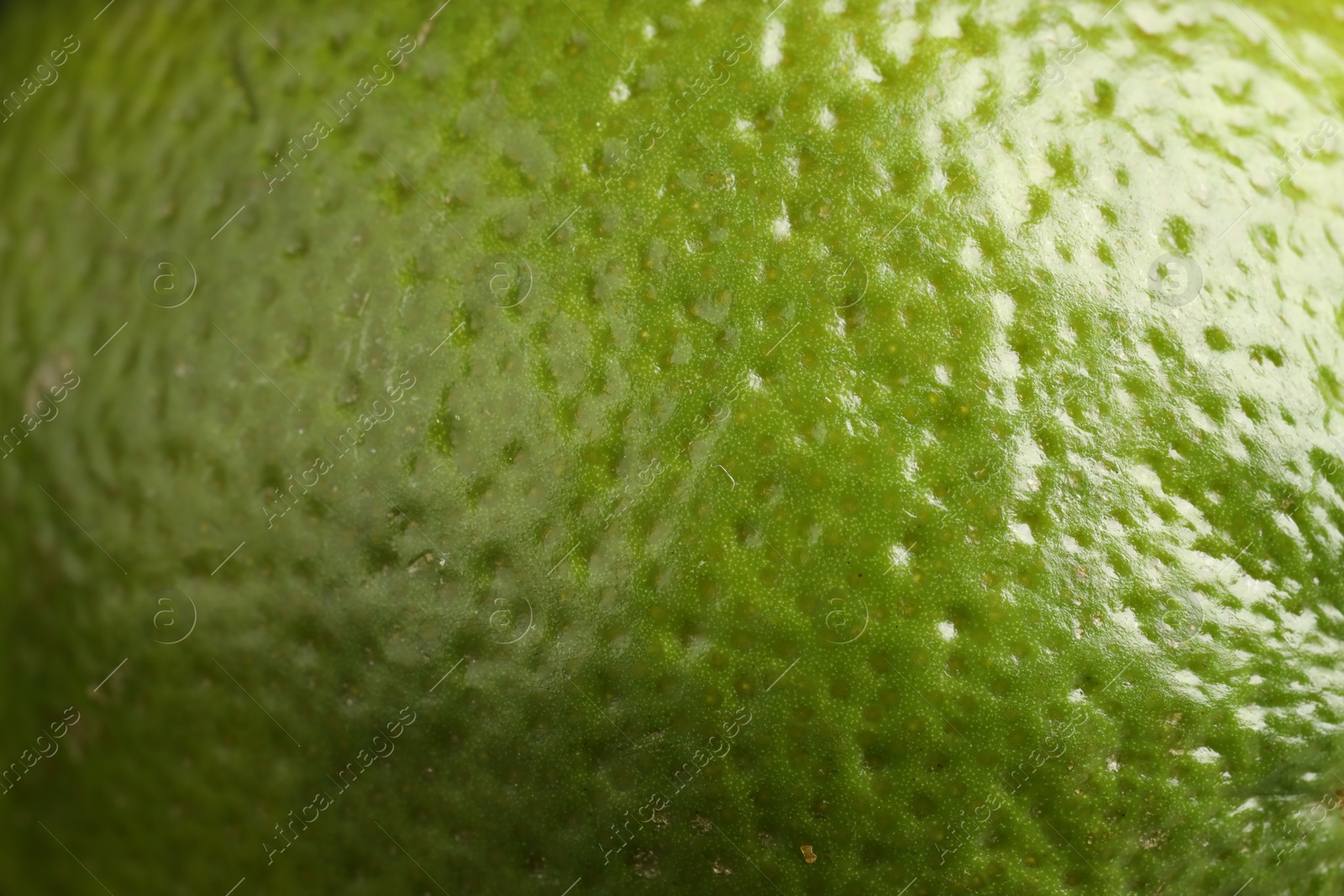 Photo of Fresh lime zest as background, macro view