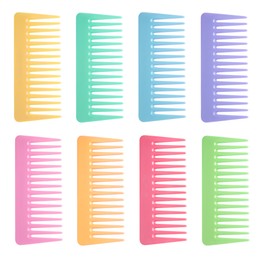 Image of Combs of different colors isolated on white