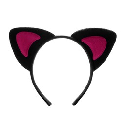 Photo of Stylish headband with cat ears isolated on white