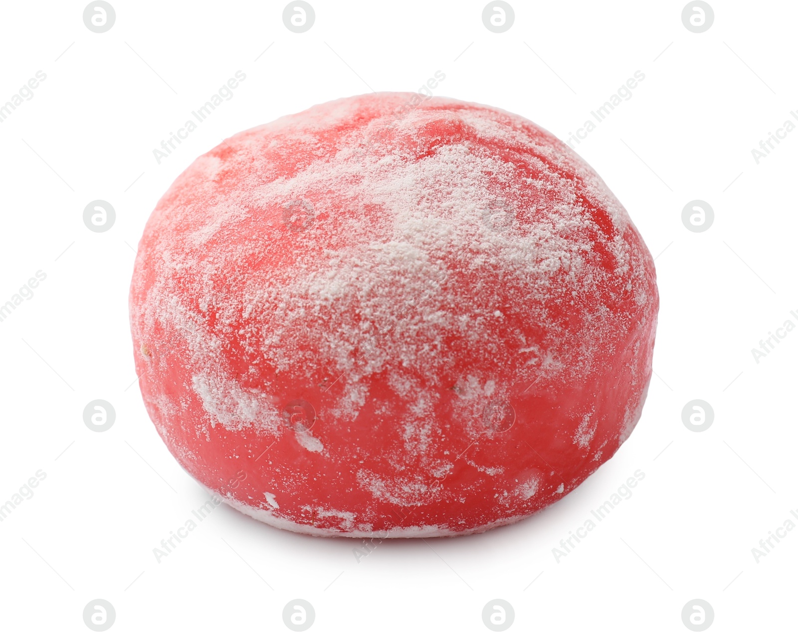 Photo of Delicious mochi isolated on white. Traditional Japanese dessert