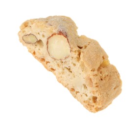 Photo of Traditional Italian almond biscuit (Cantucci) isolated on white