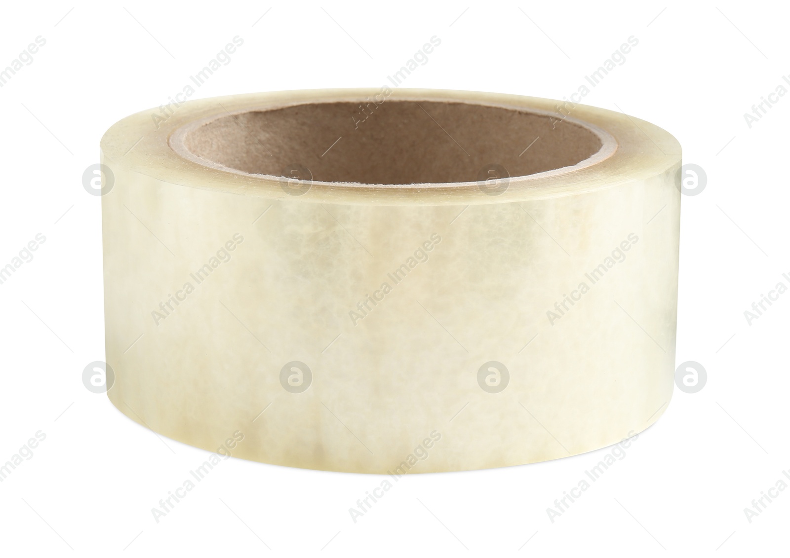 Photo of Roll of adhesive tape isolated on white