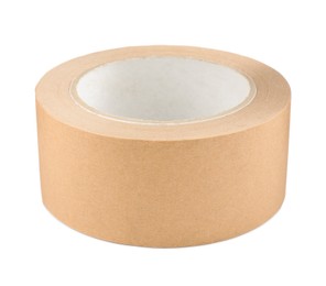 Roll of masking tape isolated on white