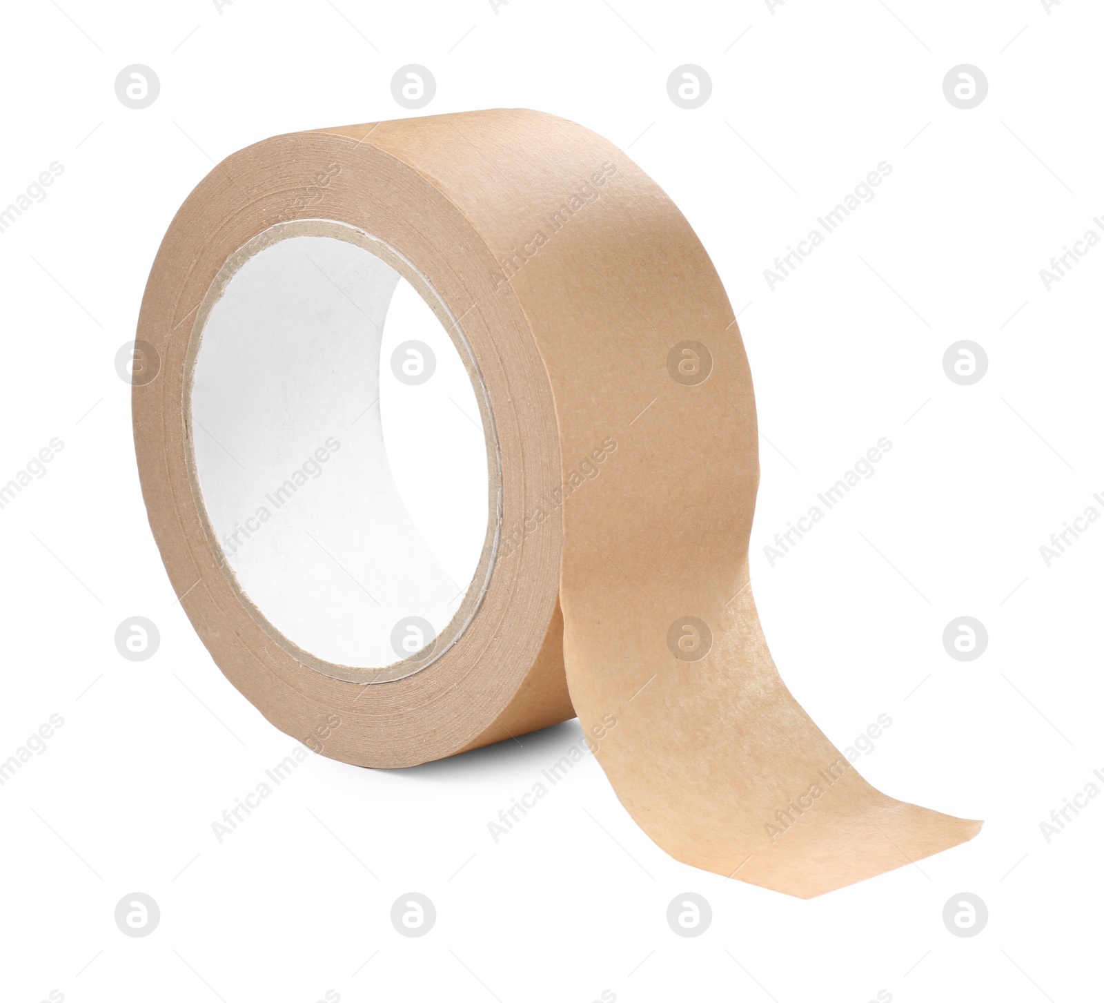 Photo of Roll of masking tape isolated on white