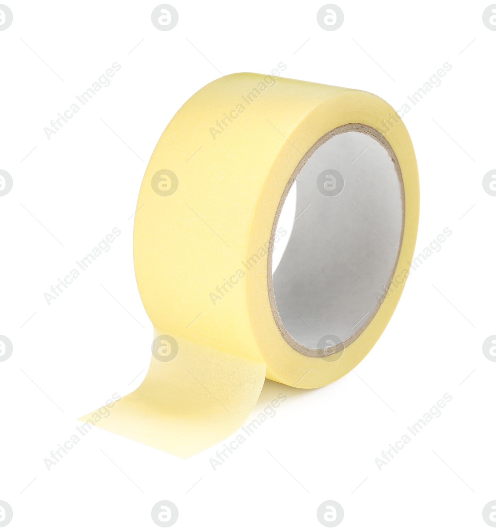 Photo of Roll of masking tape isolated on white