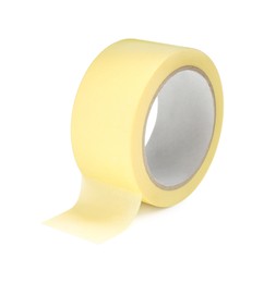 Photo of Roll of masking tape isolated on white