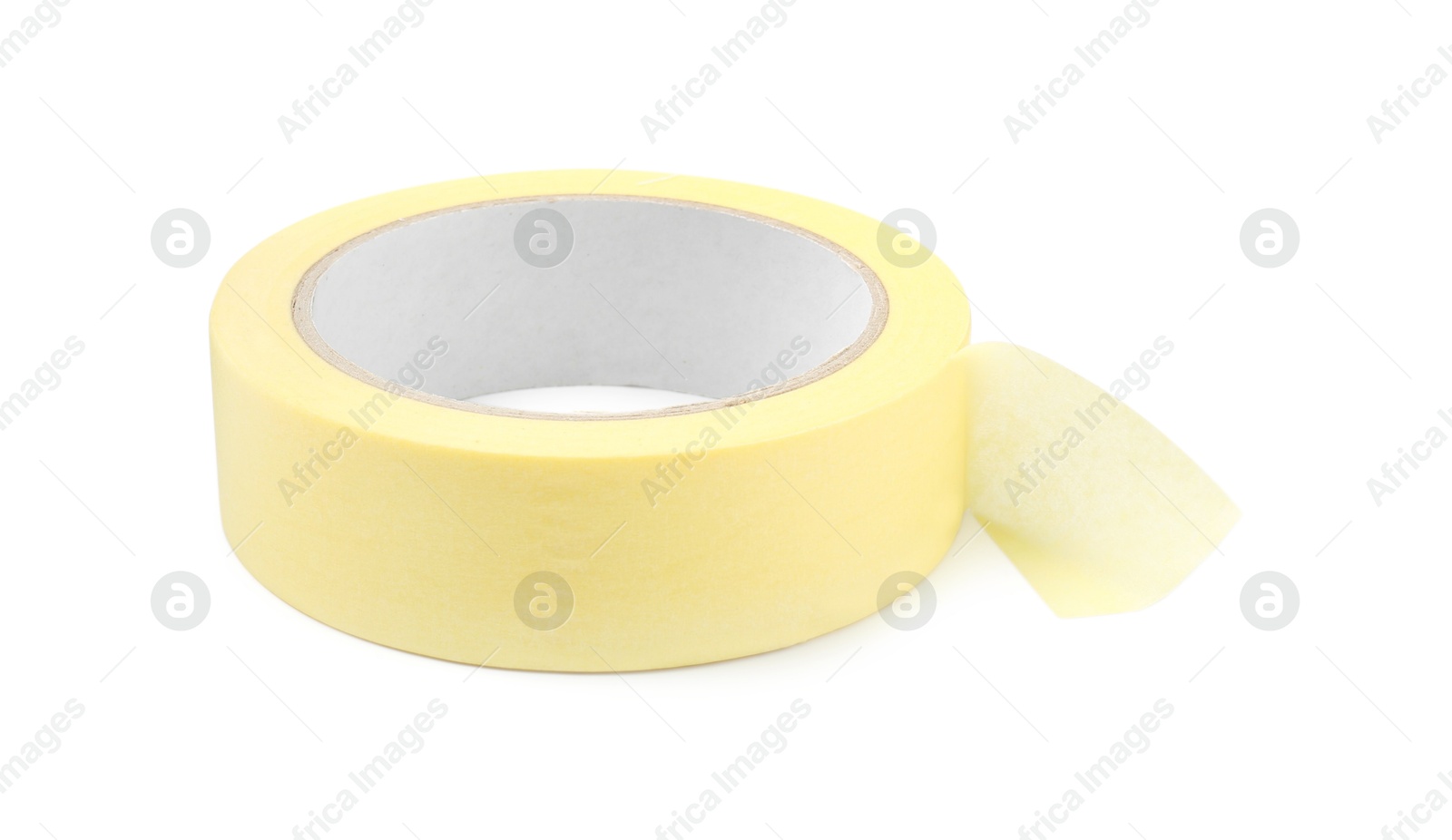 Photo of Roll of masking tape isolated on white