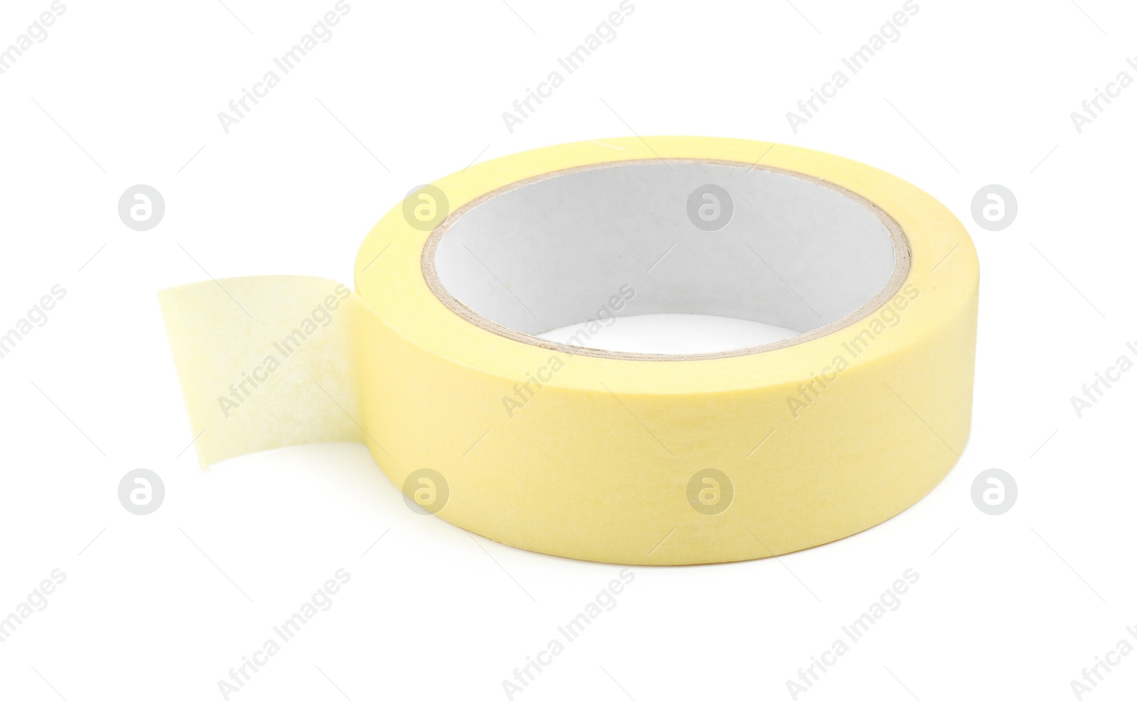 Photo of Roll of masking tape isolated on white