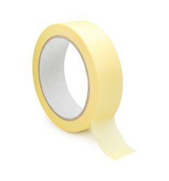 Photo of Roll of masking tape isolated on white