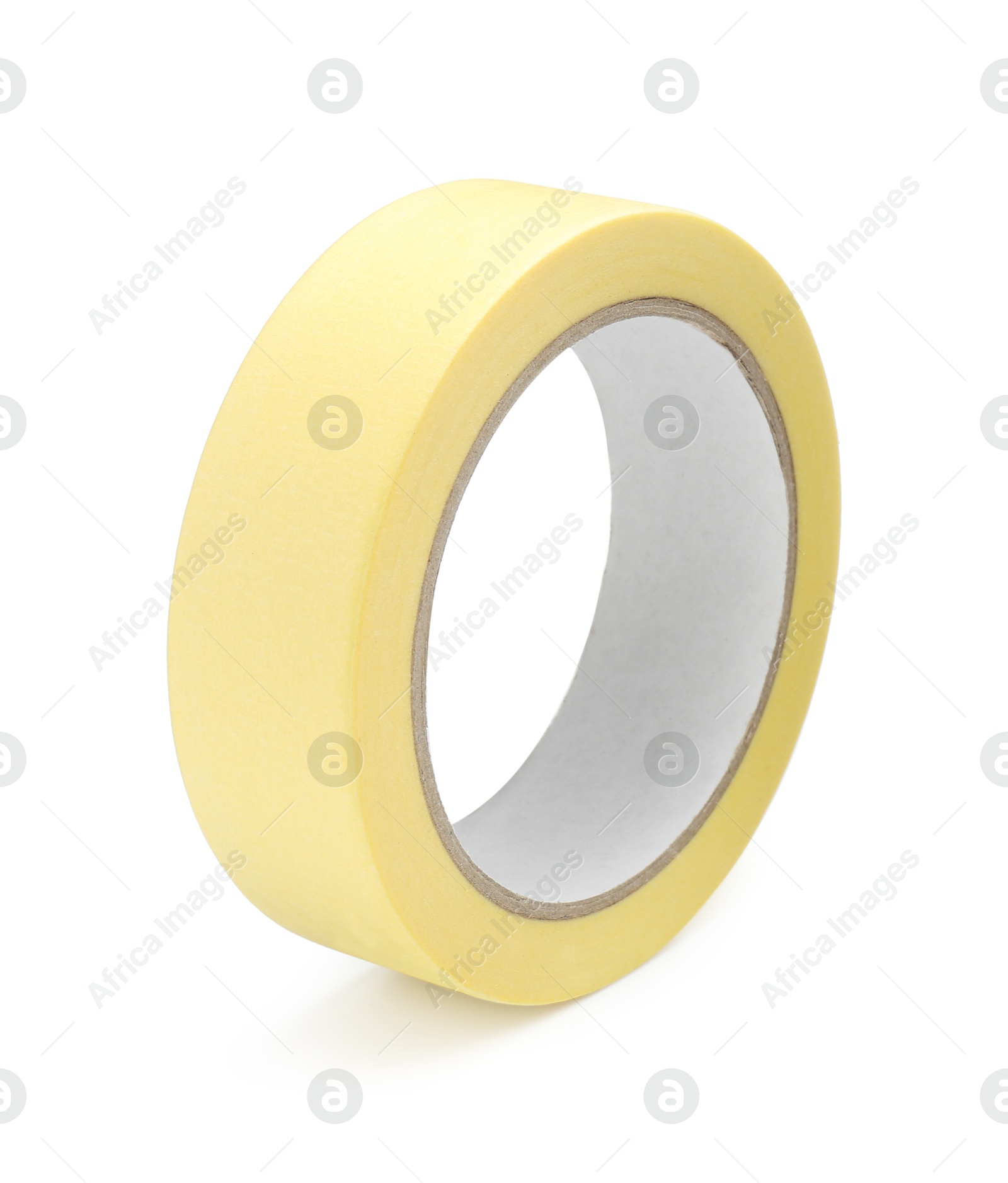 Photo of Roll of masking tape isolated on white