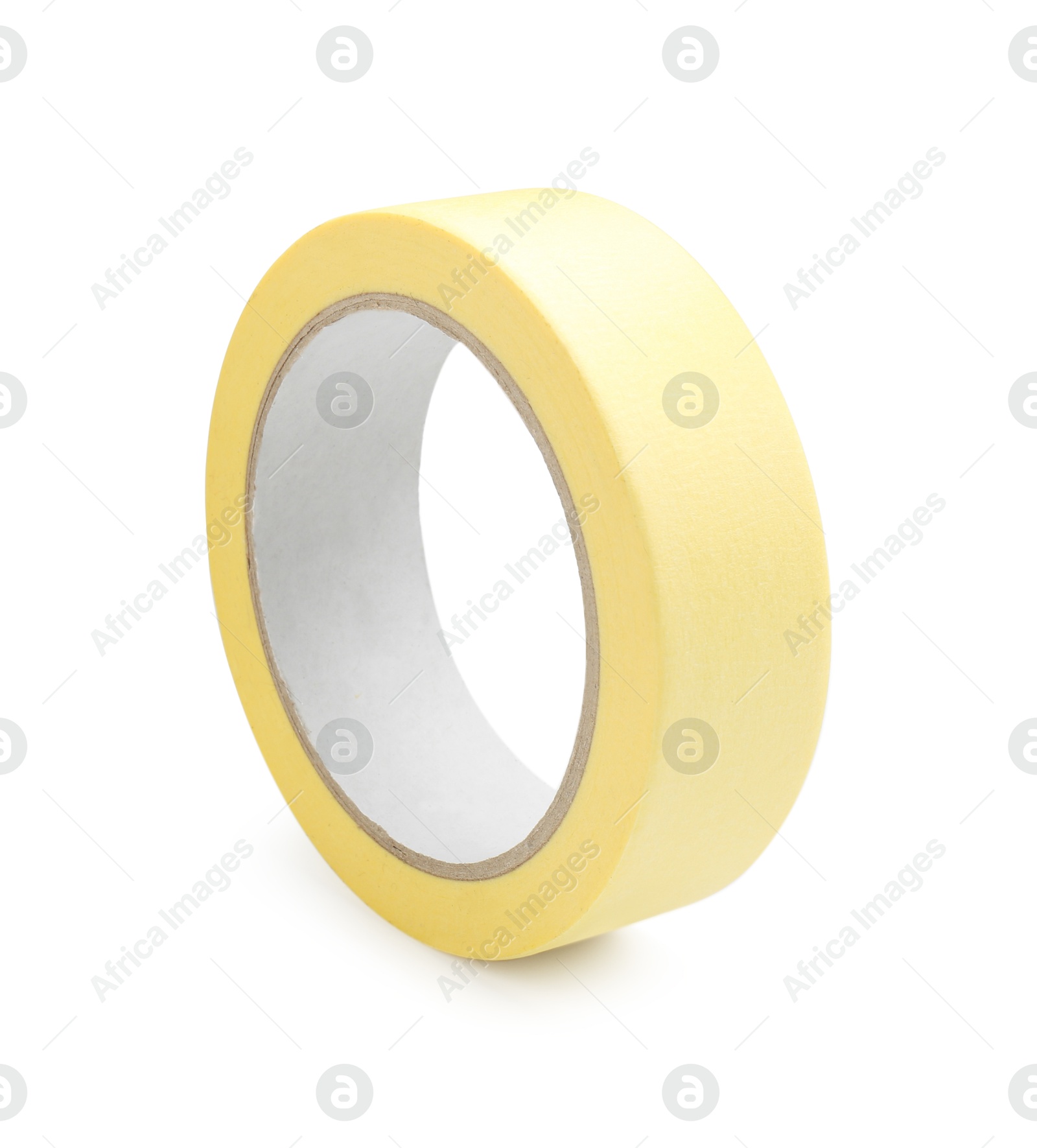 Photo of Roll of masking tape isolated on white