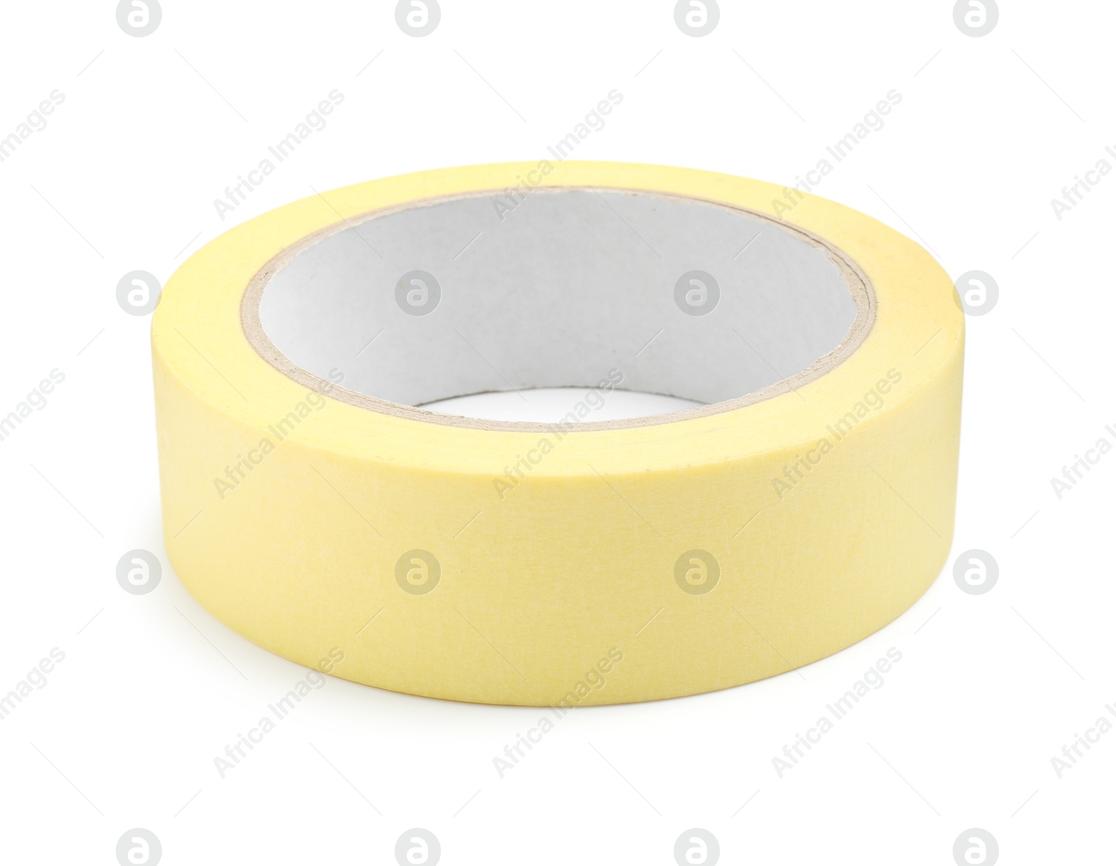 Photo of Roll of masking tape isolated on white