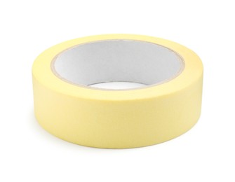 Roll of masking tape isolated on white