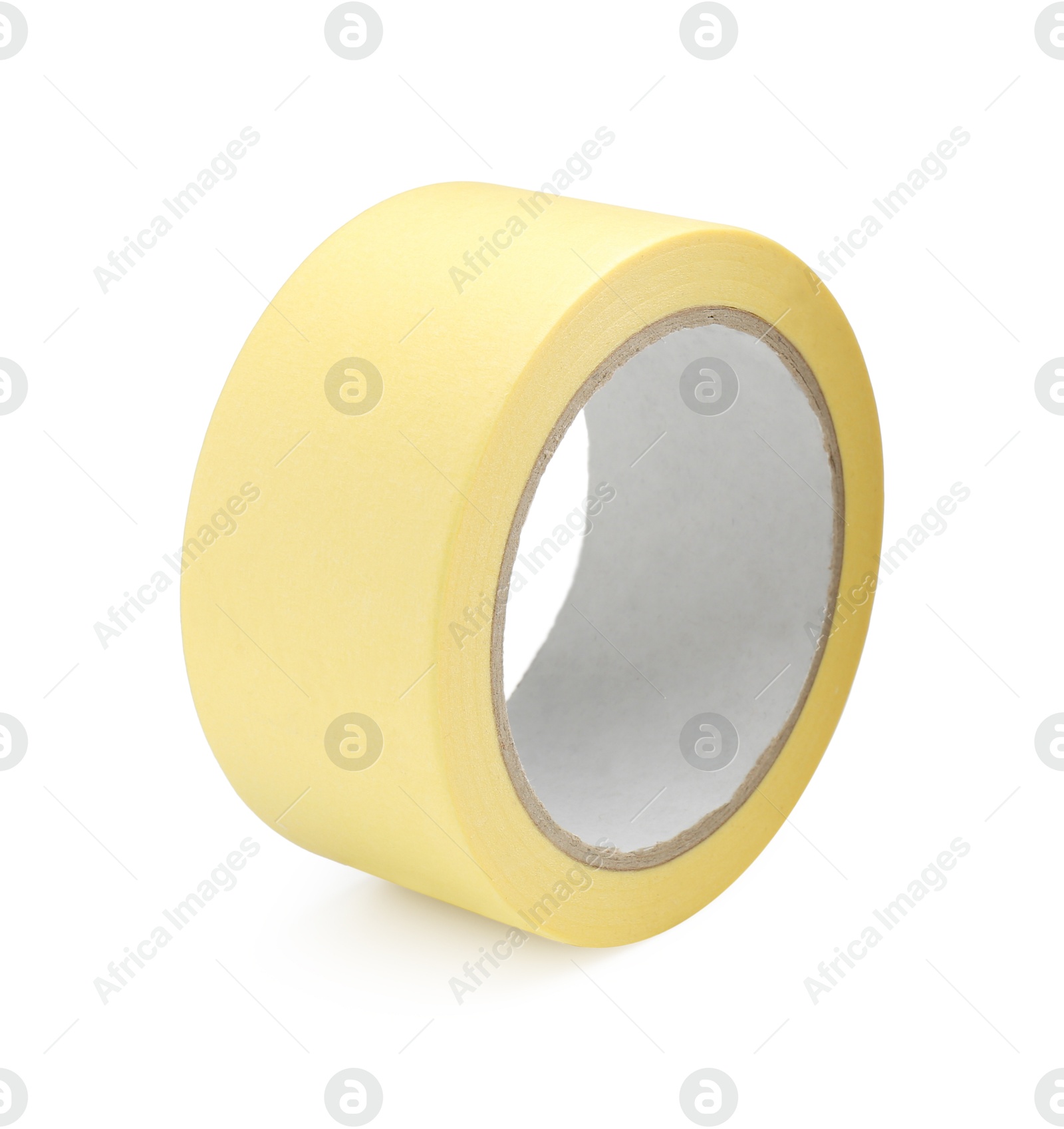 Photo of Roll of masking tape isolated on white