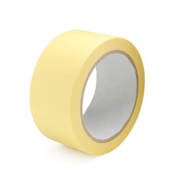 Roll of masking tape isolated on white