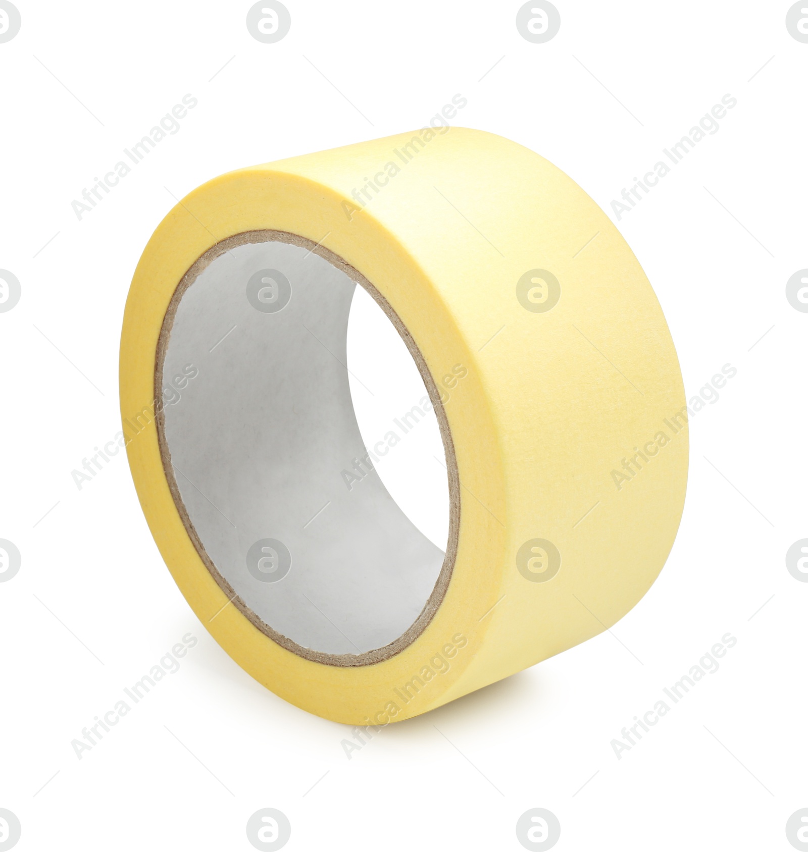 Photo of Roll of masking tape isolated on white