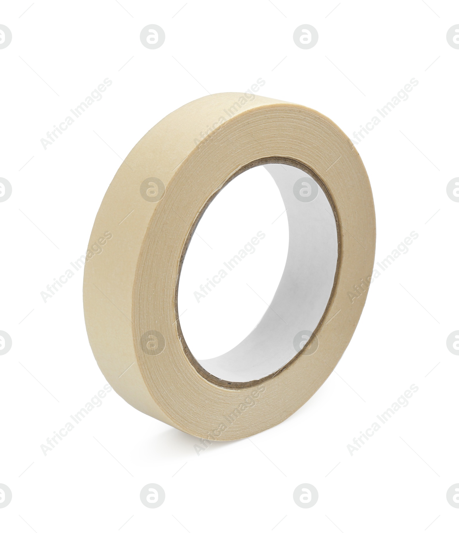 Photo of Roll of masking tape isolated on white