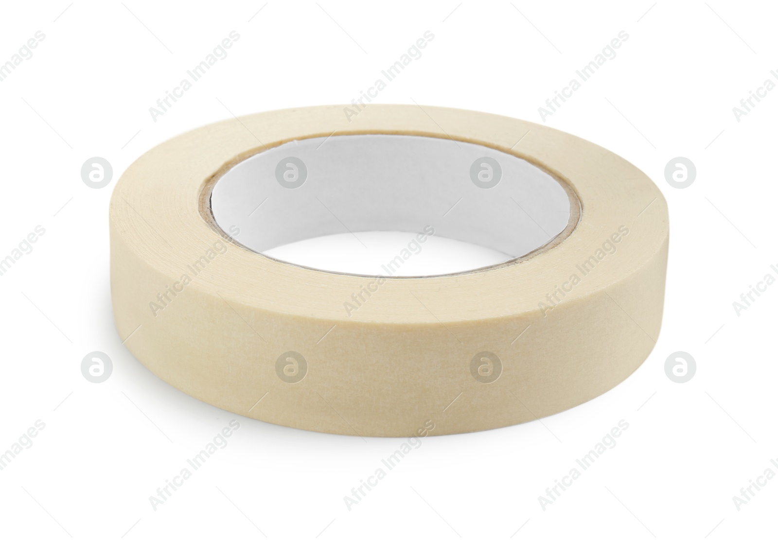 Photo of Roll of masking tape isolated on white