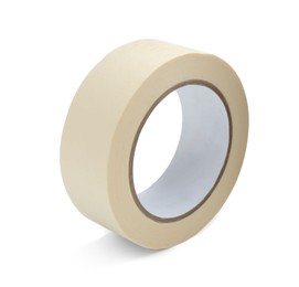 Roll of masking tape isolated on white