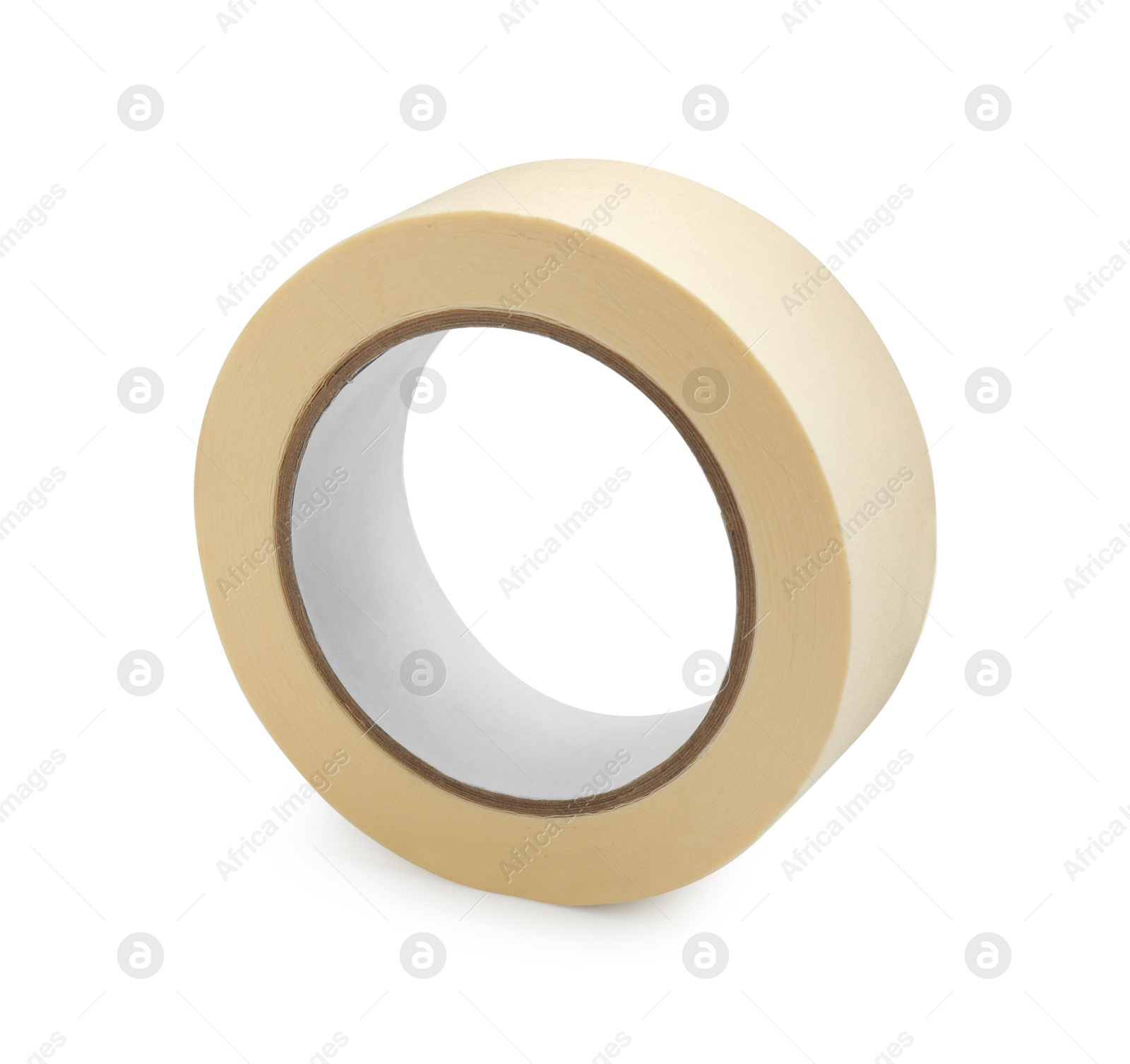 Photo of Roll of masking tape isolated on white