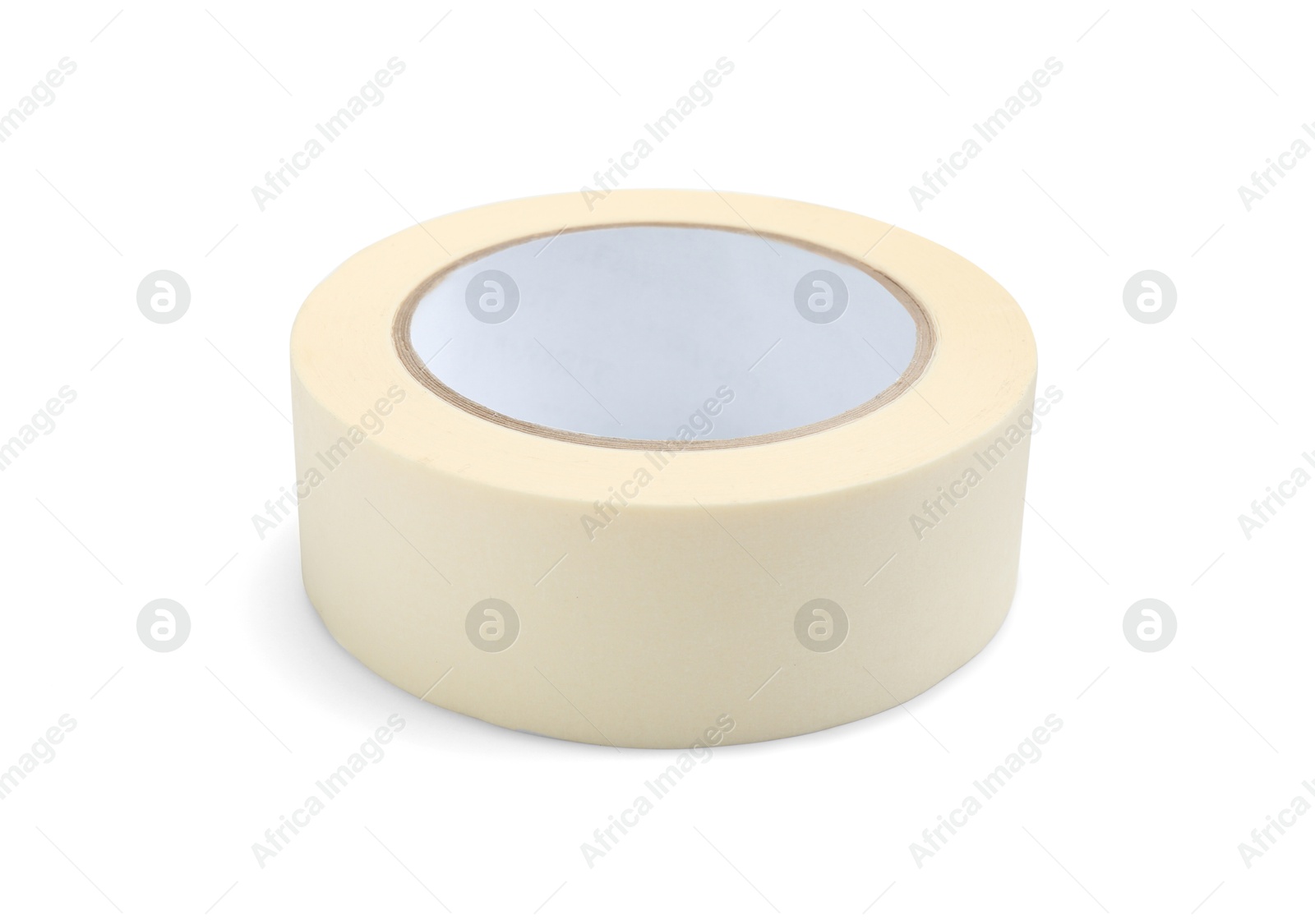 Photo of Roll of masking tape isolated on white