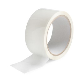 Photo of Roll of masking tape isolated on white