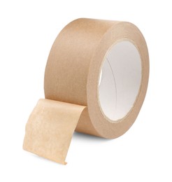 Photo of Roll of masking tape isolated on white