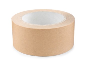 Photo of Roll of masking tape isolated on white