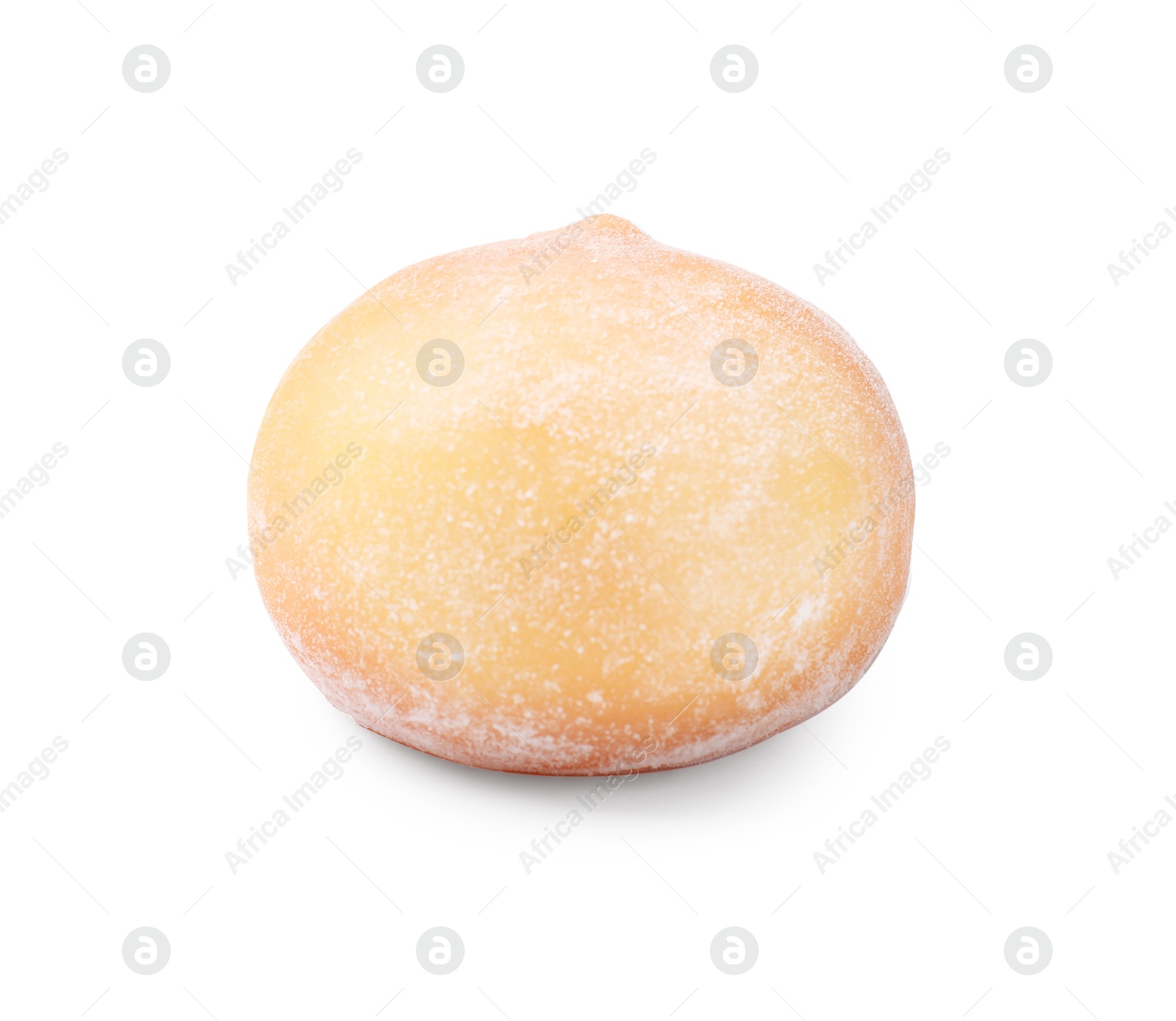 Photo of Delicious mochi isolated on white. Traditional Japanese dessert