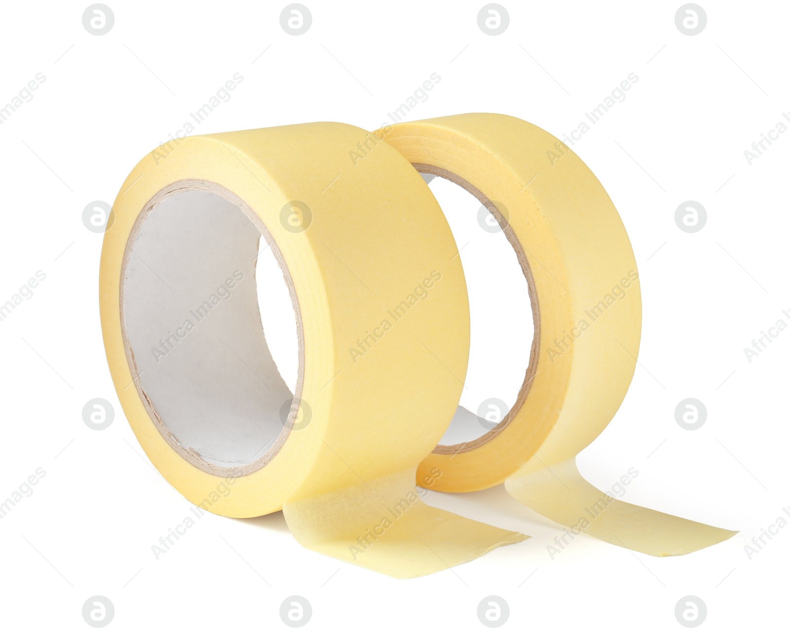 Photo of Rolls of masking tape isolated on white