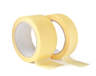 Photo of Rolls of masking tape isolated on white