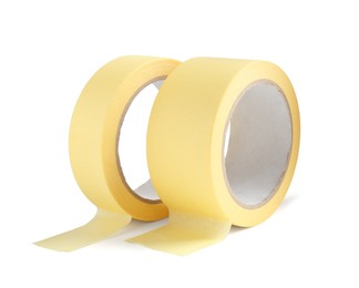 Photo of Rolls of masking tape isolated on white