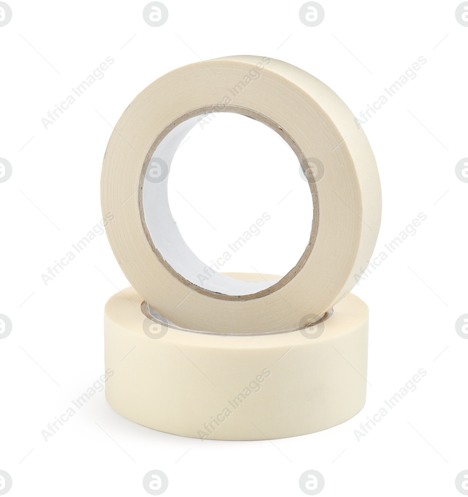 Photo of Rolls of masking tape isolated on white