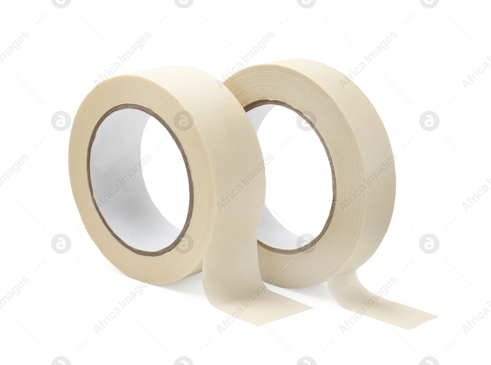 Photo of Rolls of masking tape isolated on white