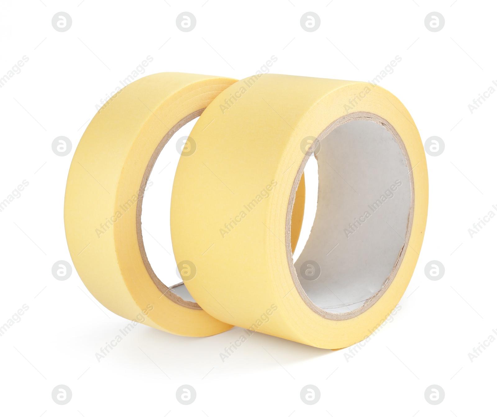 Photo of Rolls of masking tape isolated on white