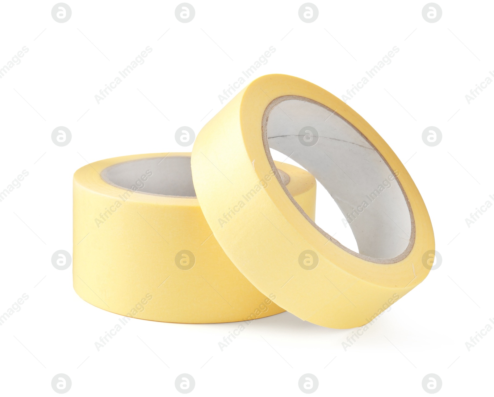 Photo of Rolls of masking tape isolated on white