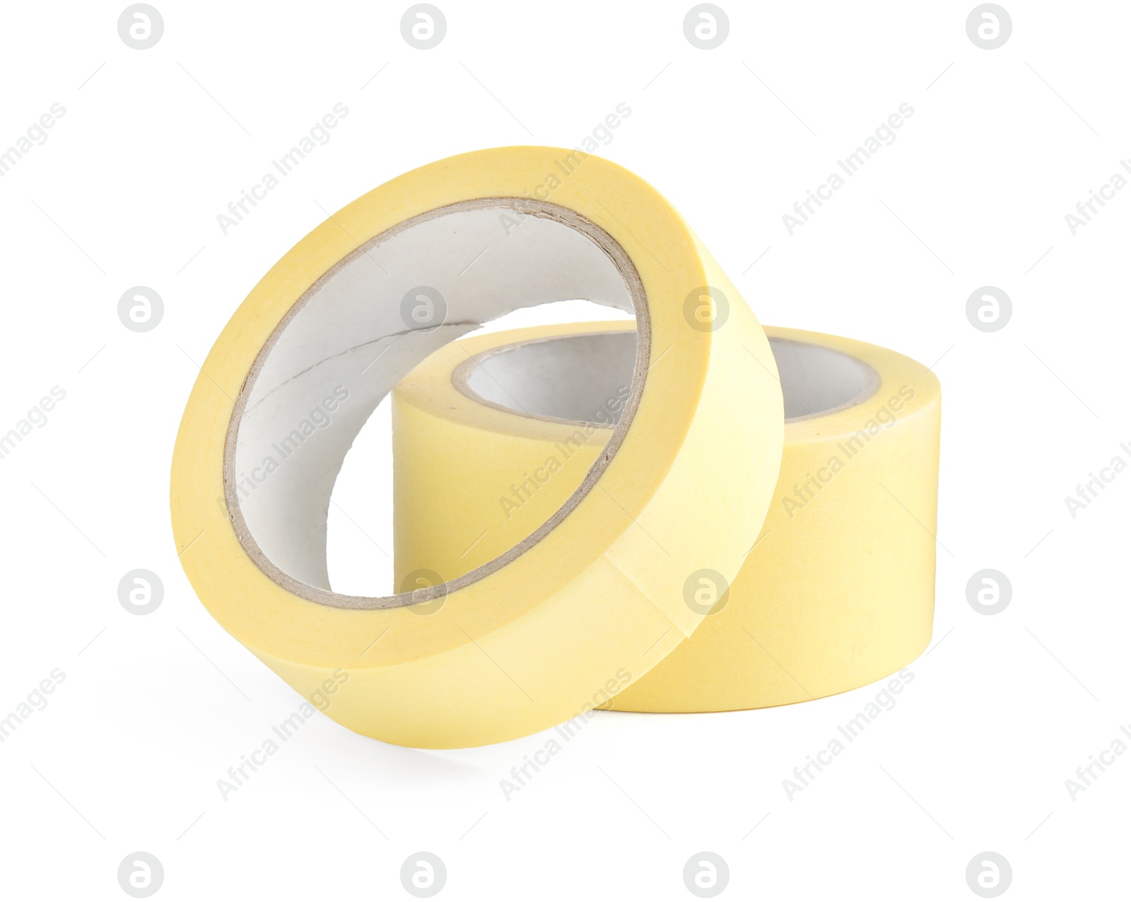 Photo of Rolls of masking tape isolated on white