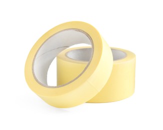 Rolls of masking tape isolated on white