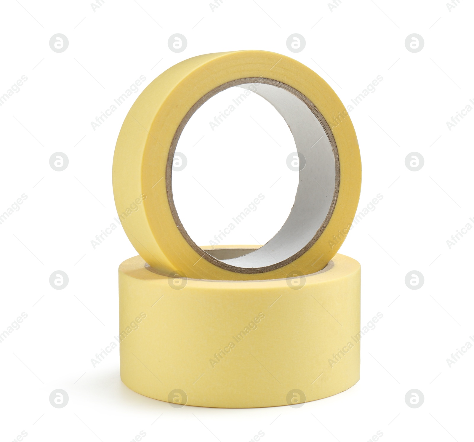 Photo of Rolls of masking tape isolated on white