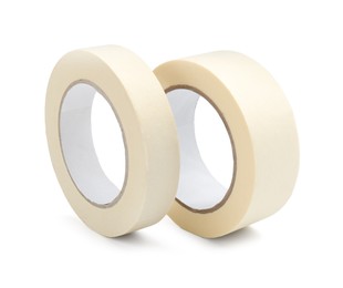 Photo of Rolls of masking tape isolated on white